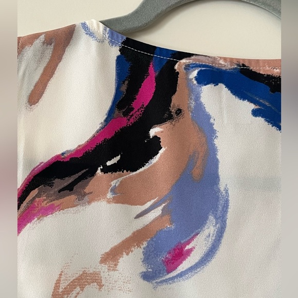 NWT Nine West Vibrant Sleeveless Blouse Women’s Size XS - Picture 3 of 13